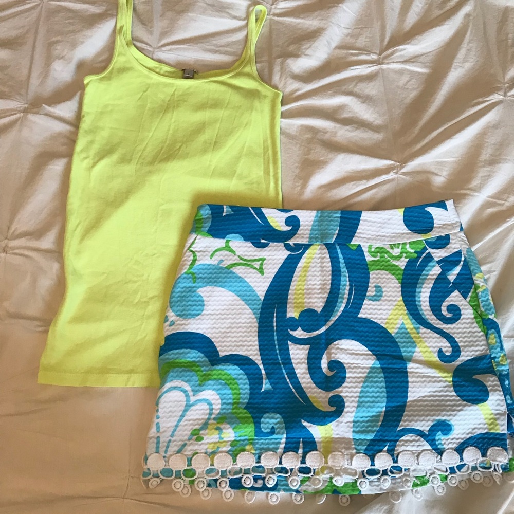 JCrew Yellow Tank